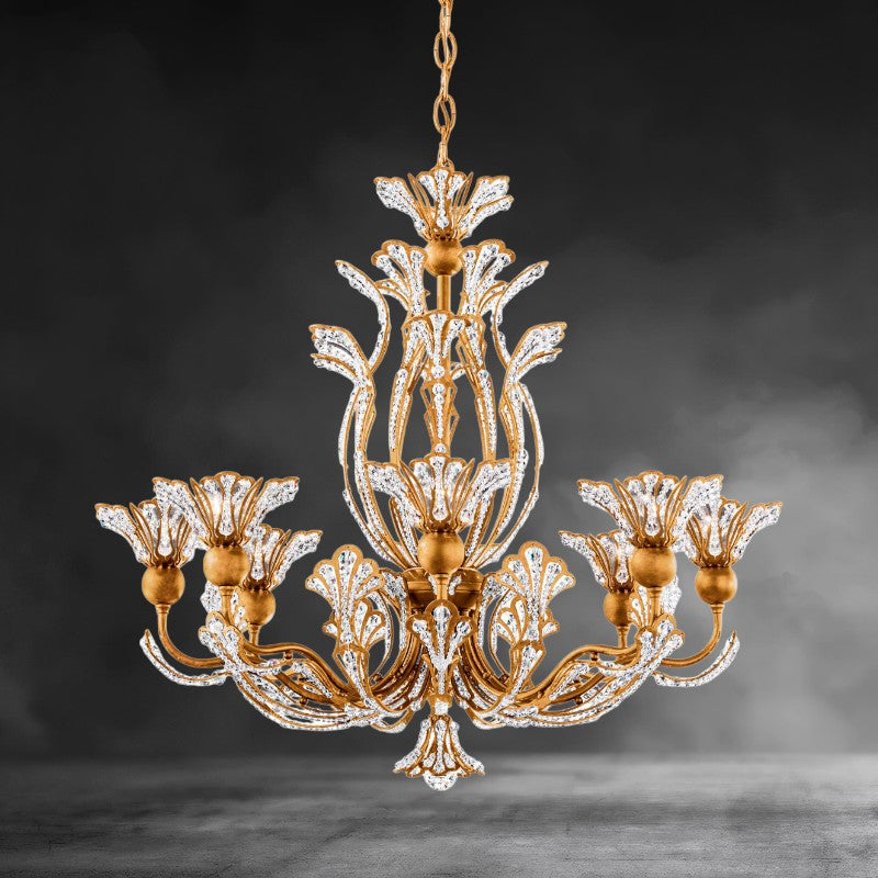Rivendell 8 Light Crystal Chandelier 26"